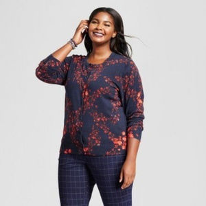 Plus Size Floral Printed Any Day Cardigan